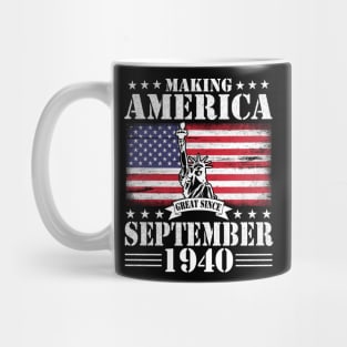 Making America Great Since September 1940 Happy Birthday 80 Years Old To Me You Mug